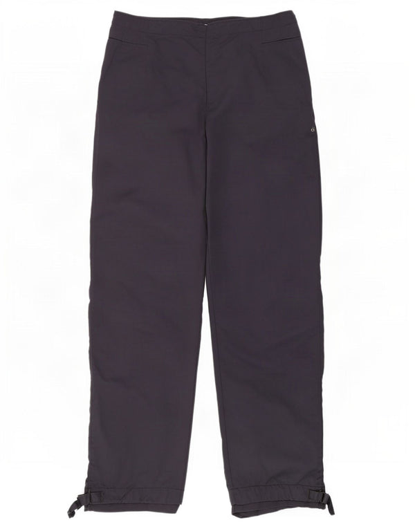Pantaloni casual dritti da donna Adidas UK 12 Medium W30 L30 Blu Navy
