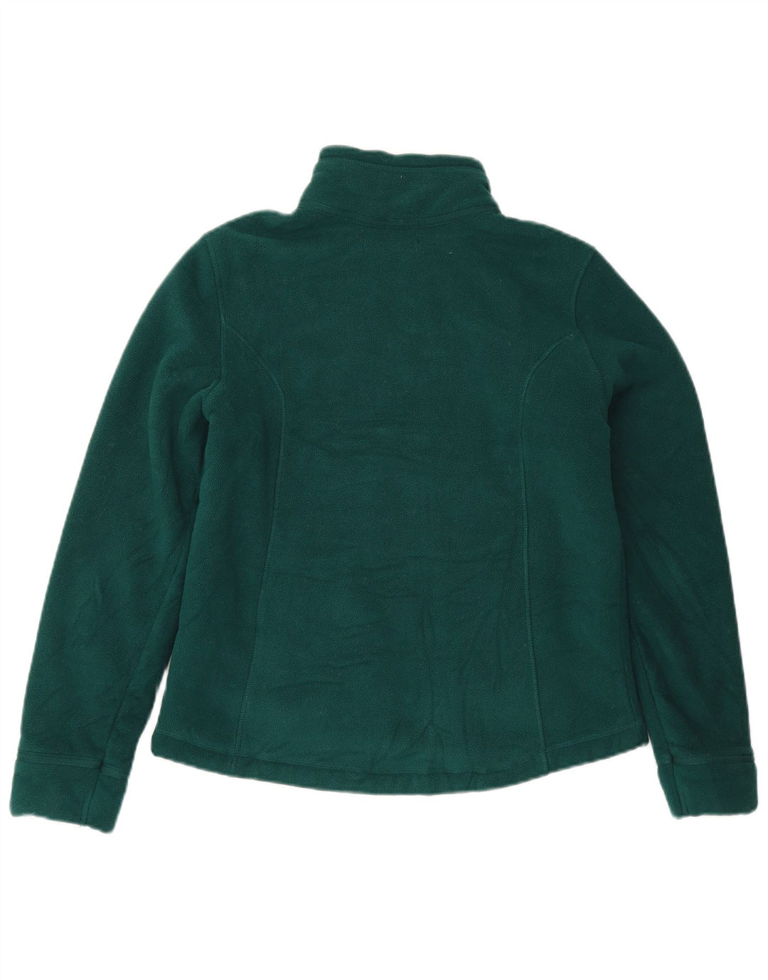 Giacca in pile da donna Marks & Spencer UK 12 Poliestere verde medio