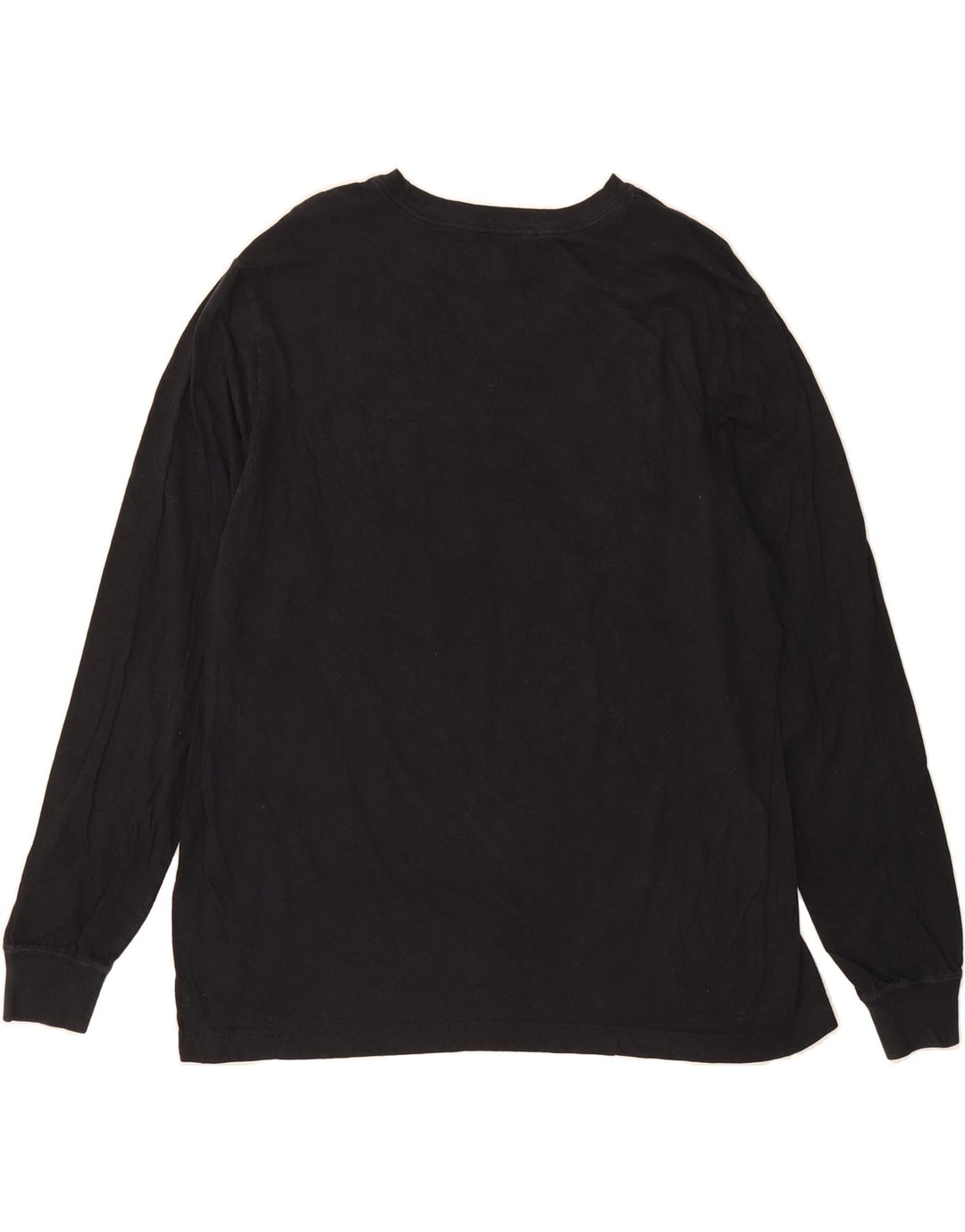 NIKE Mens Graphic Top Long Sleeve XL Black Cotton Vintage Nike and Second-Hand Nike from Messina Hembry 