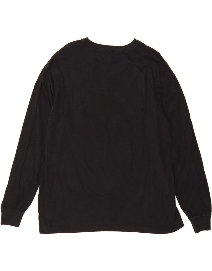 NIKE Mens Graphic Top Long Sleeve XL Black Cotton Vintage Nike and Second-Hand Nike from Messina Hembry 