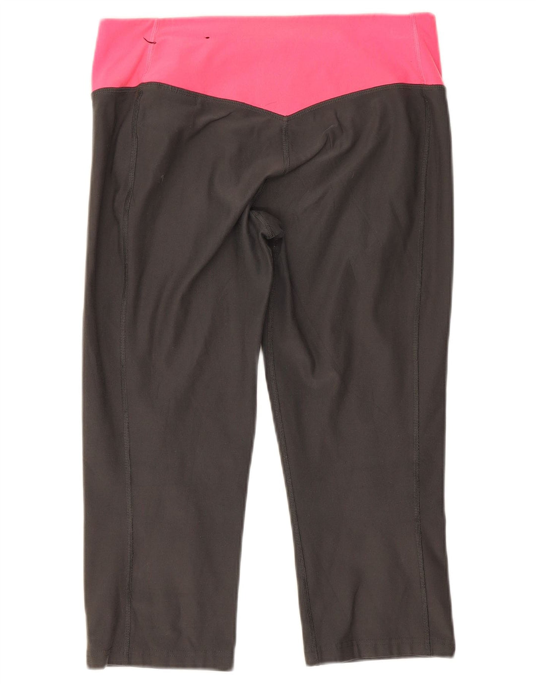 Leggings Nike Dri Fit Capri da donna UK 12 Poliestere color block grigio medio