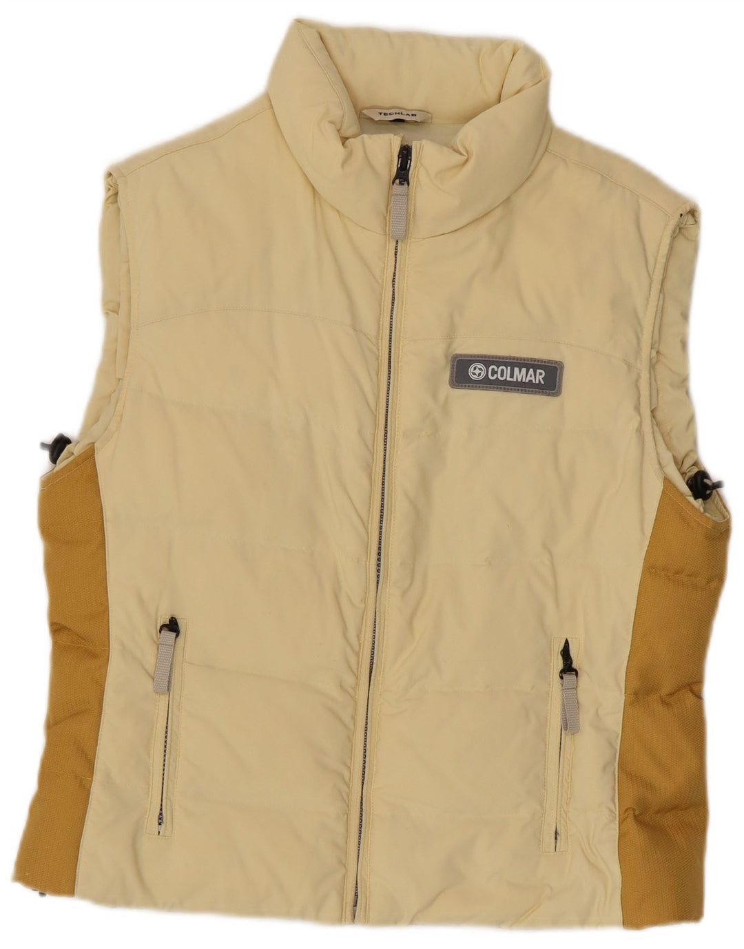 Gilet imbottito donna Colmar IT 44 Beige medio Colourblock in poliammide