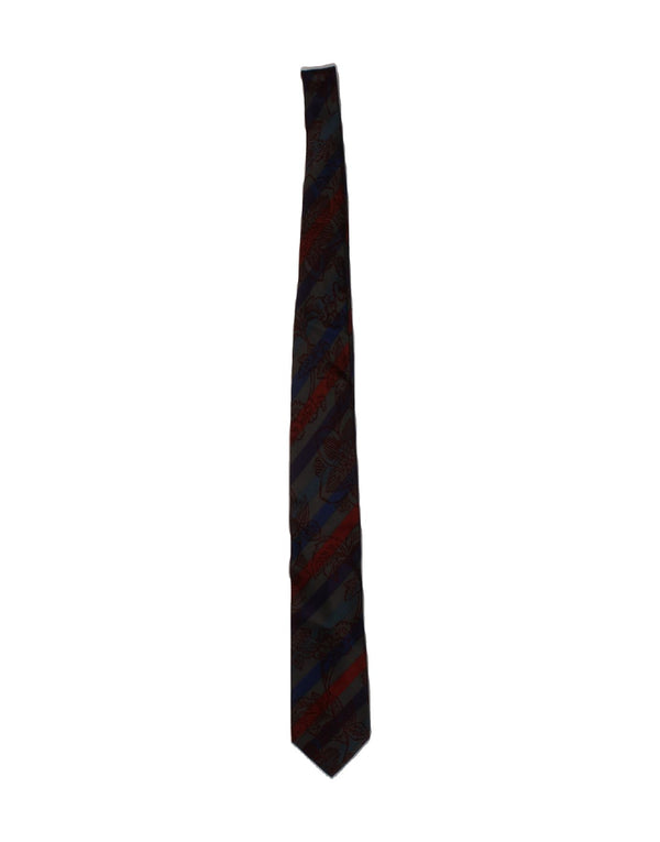 FENDI Mens Tie One Size Multicoloured Striped Silk