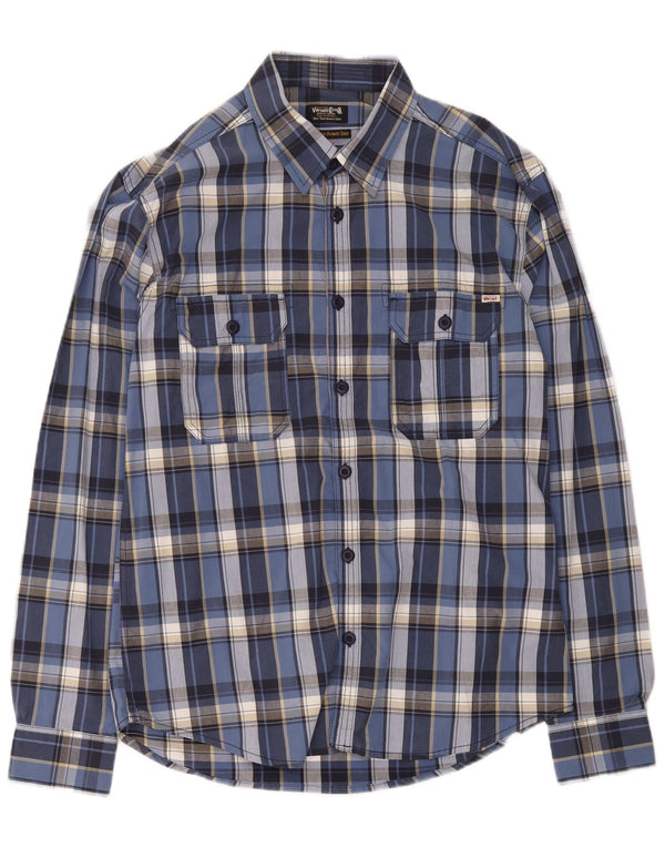 Camicia da uomo Jack & Jones XL in cotone a quadri blu