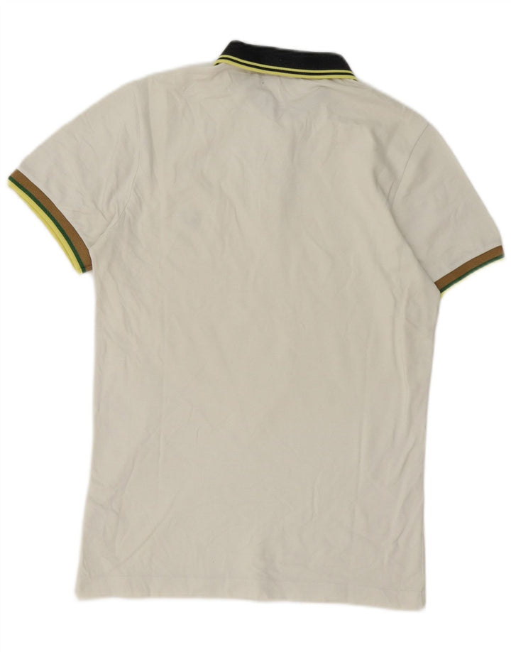 Polo da uomo Fred Perry in cotone bianco medio