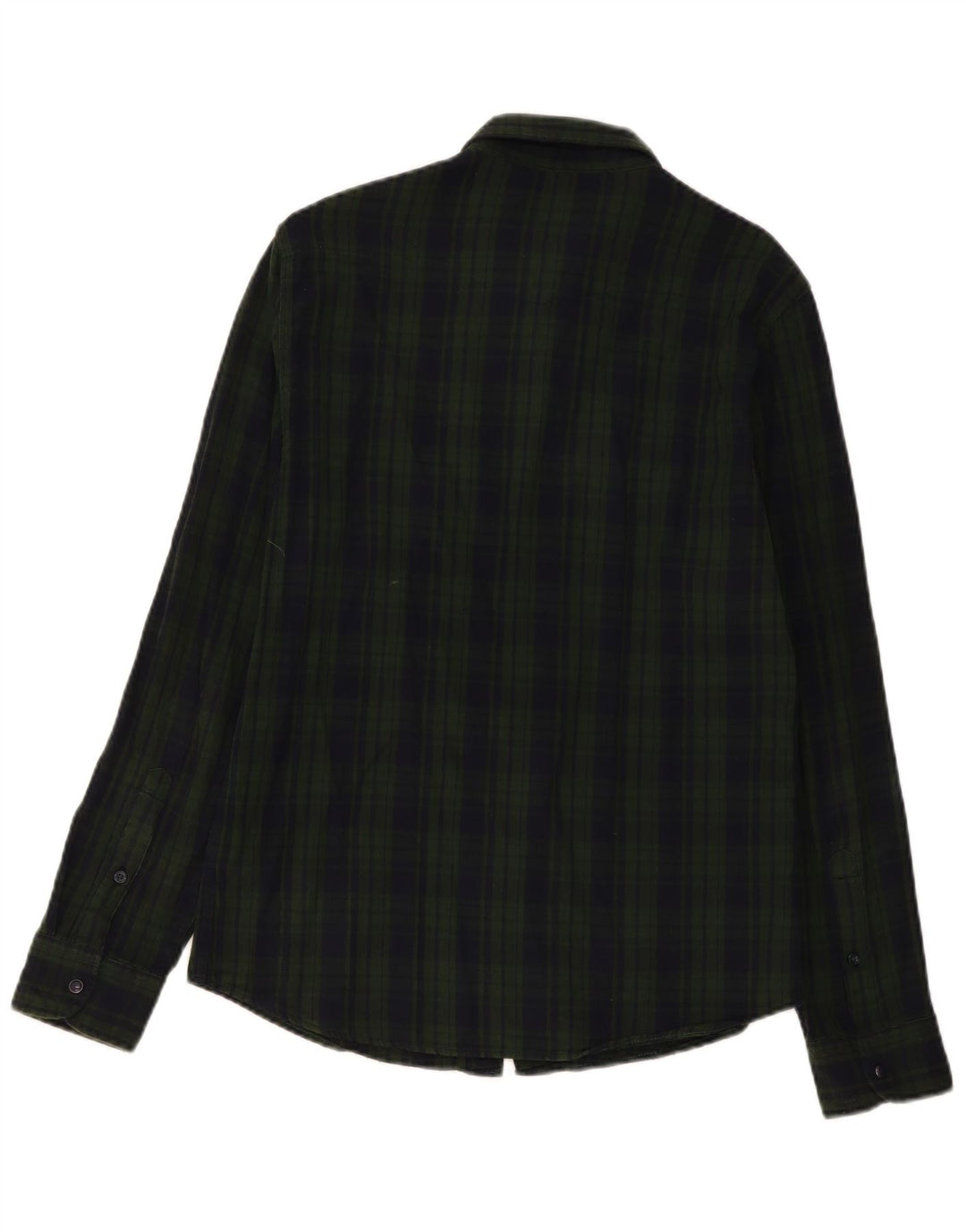 Camicia Lee da uomo slim fit in flanella, cotone a quadri verdi grandi