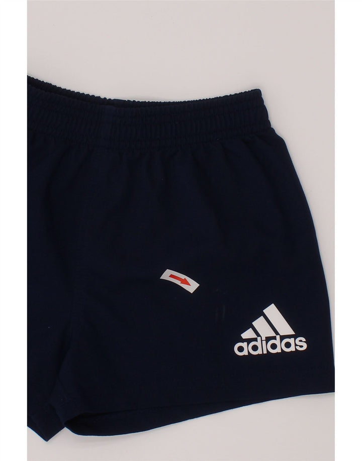 Pantaloncini sportivi da rugby ADIDAS da bambino Leinster 5-6 anni in poliestere blu navy