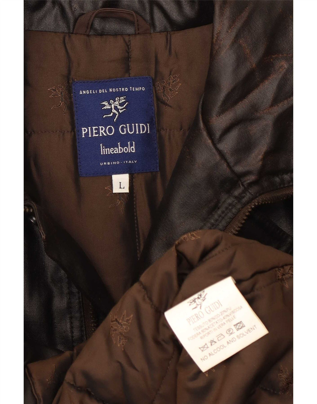Giacca utility da uomo Piero Guidi UK 40 Large in cotone nero