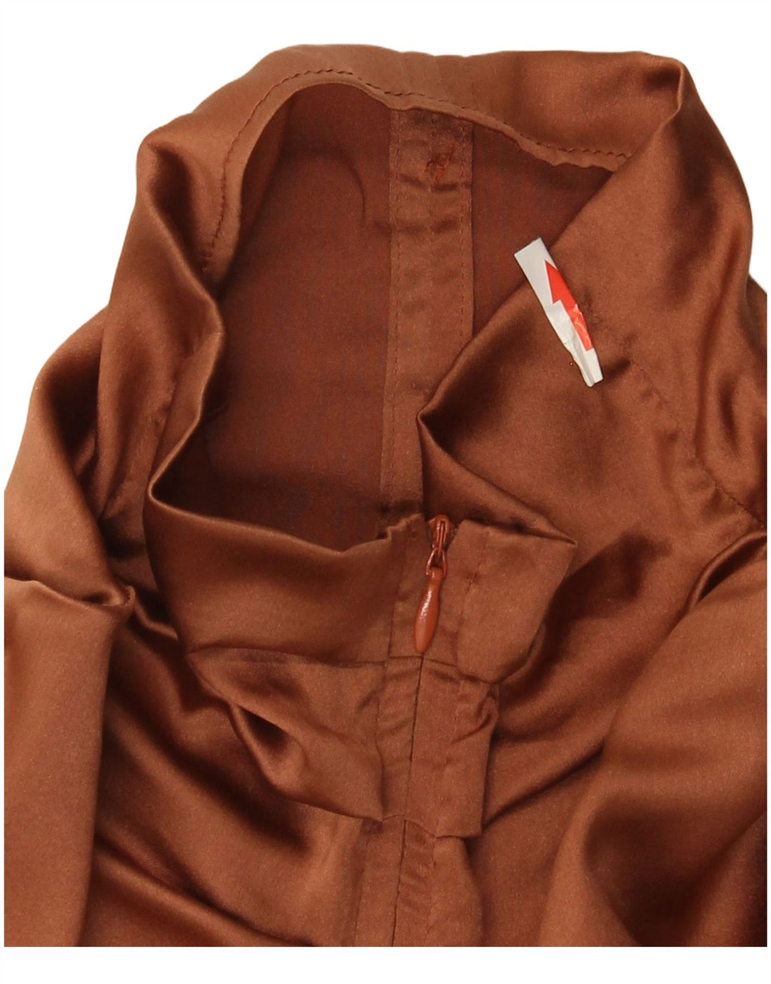 Camicetta a maniche lunghe da donna ALYSI Top UK 10 piccola seta marrone