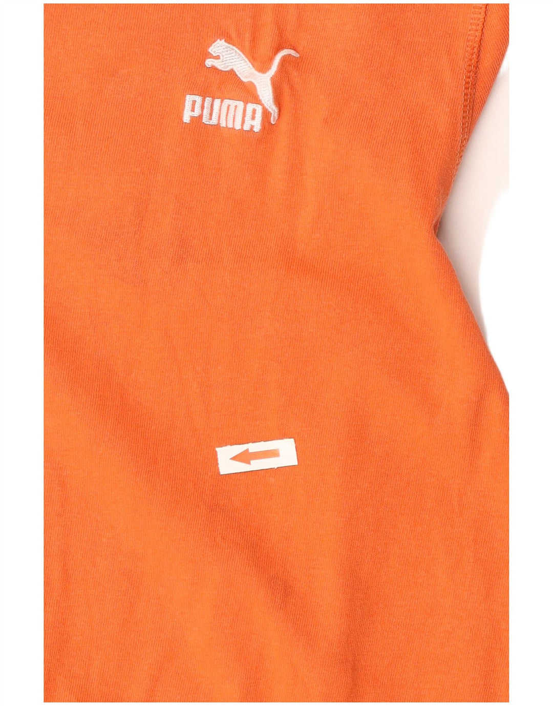 T-shirt da uomo Puma Top in cotone arancione medio