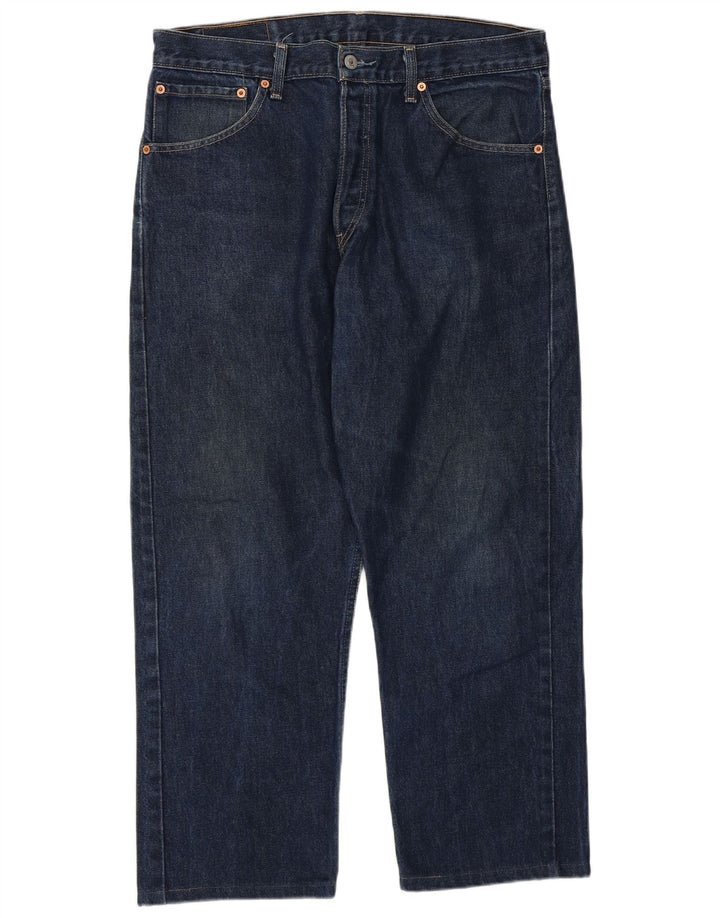 Levi's Uomo 522 Jeans dritti W36 L27 Blu Navy