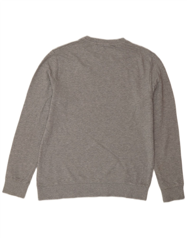 Jack & Jones Felpa da uomo Maglione grande cotone chiazzato grigio