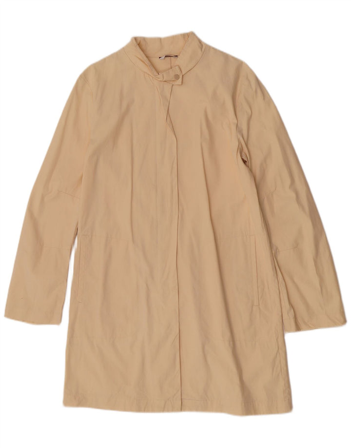 Cappotto da donna Stefanel UK 14 grande cotone rosa