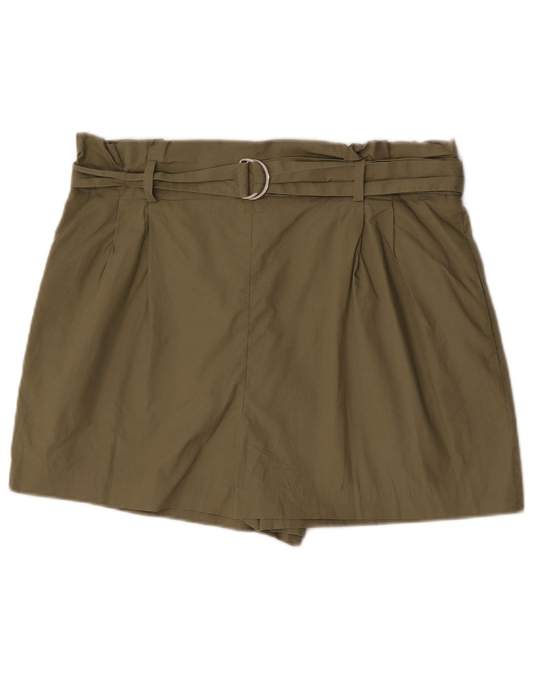 Pantaloncini casual da donna Zara XL W32 cotone kaki