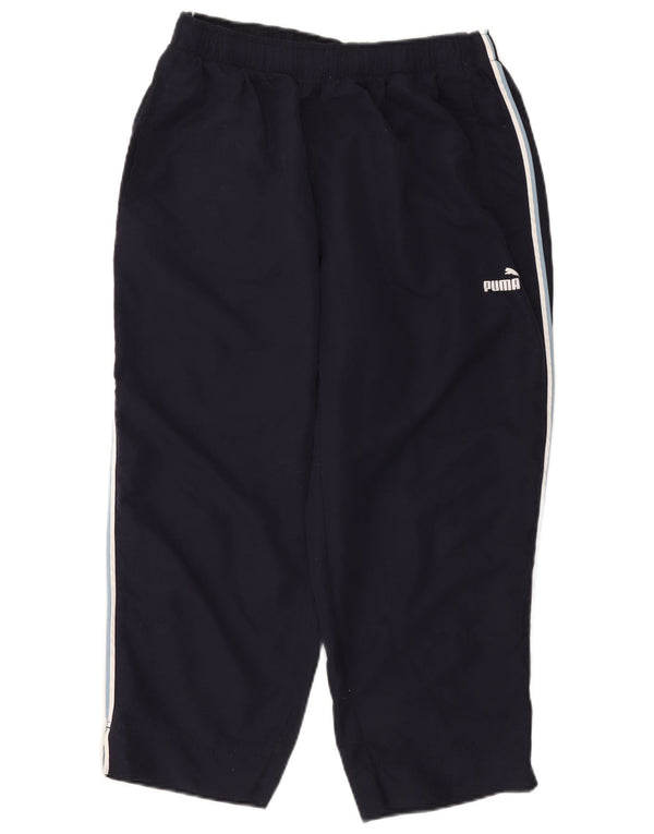 Pantaloni da tuta da uomo Puma Large in poliestere blu navy