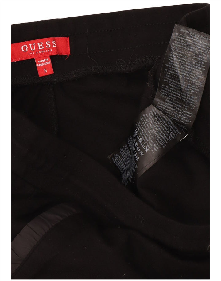 Pantaloni da tuta da uomo Guess Joggers piccoli neri in viscosa