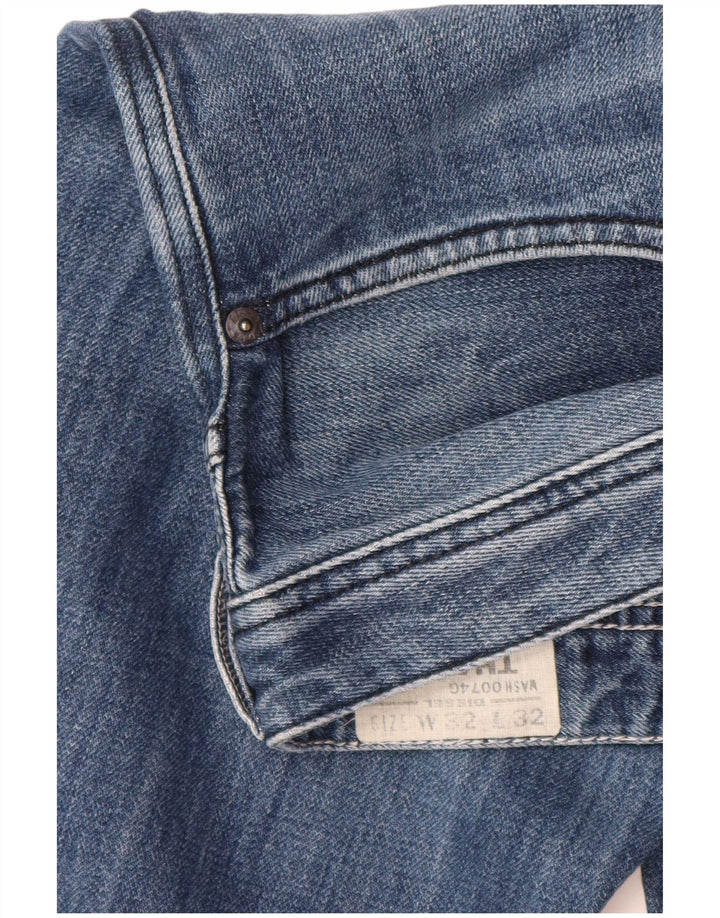 Jeans slim da uomo Diesel W32 L32 in cotone blu