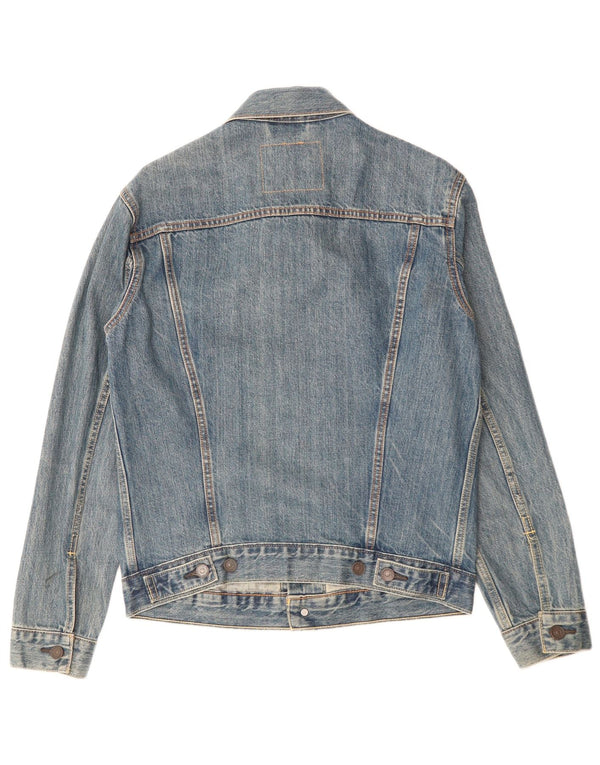 Giacca di jeans da uomo Levi's UK 36 piccola in cotone blu