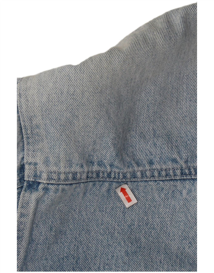 Giacca uniforme da uomo in denim Sherpa UK 42 XL Blu