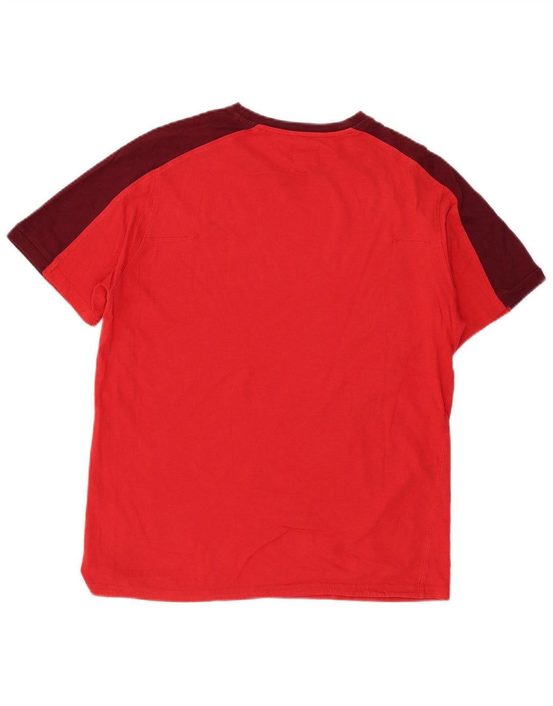T-shirt da uomo Umbro Top Large rosso color block