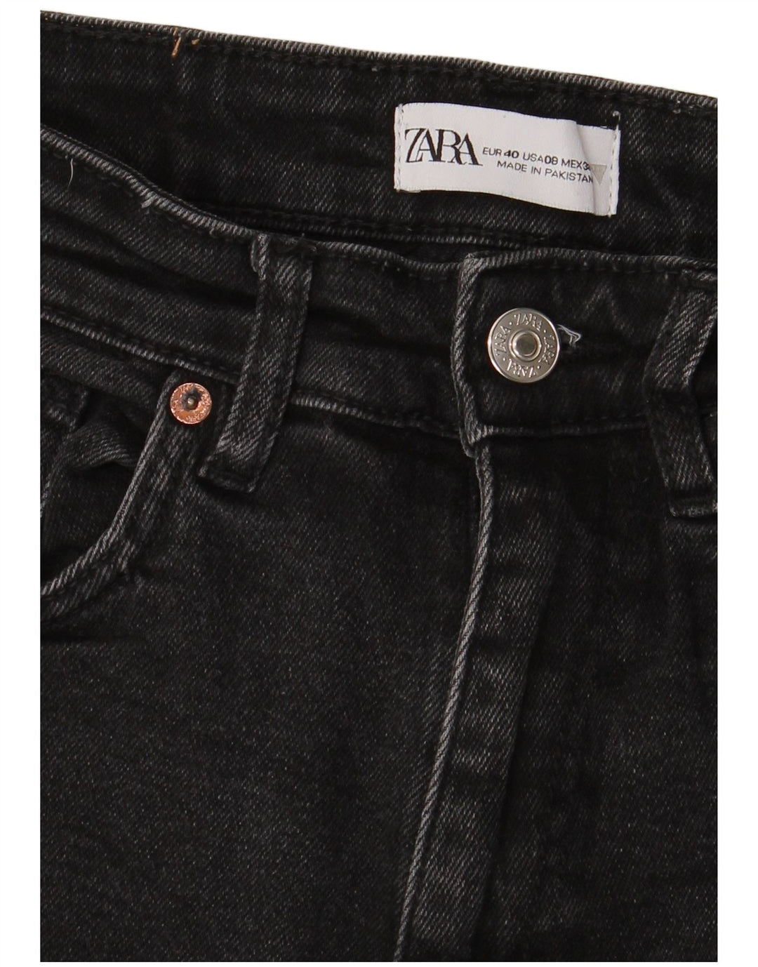 Jeans skinny da donna Zara EU 40 medi W30 L26 neri