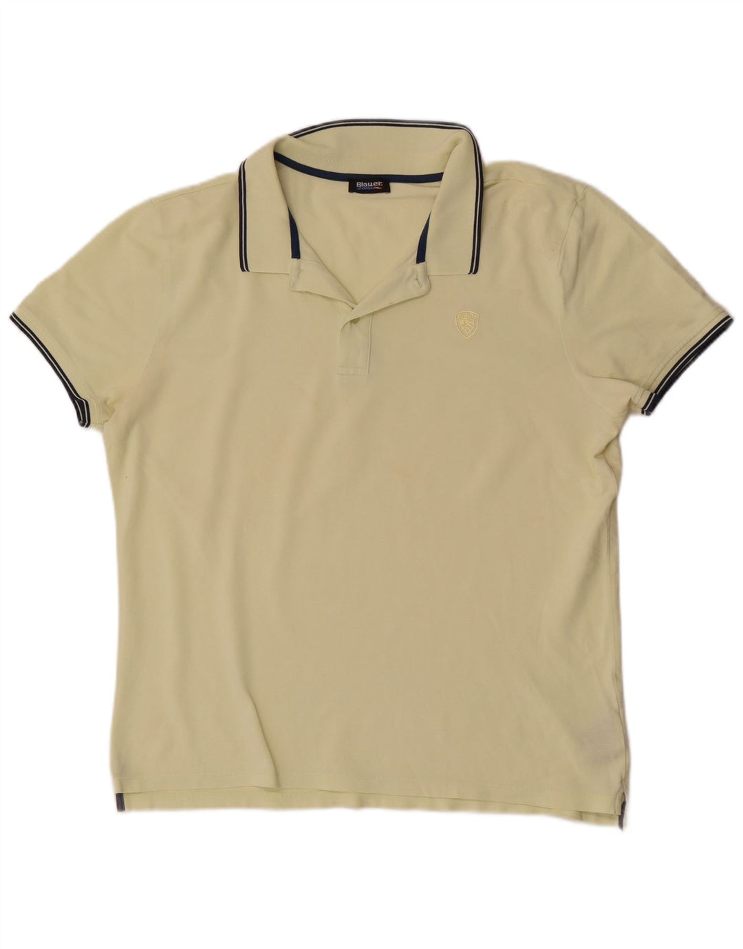 Polo Blauer Uomo XL Cotone Giallo