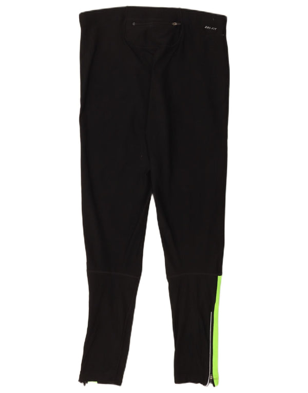 Leggings Nike Dri Fit da donna XL neri a blocchi di colore sportivi