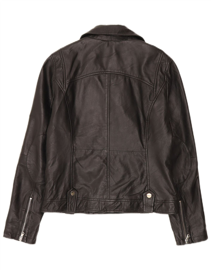 Giacca Biker Pelle Donna Conbipel IT 40 Small Pelle Nera