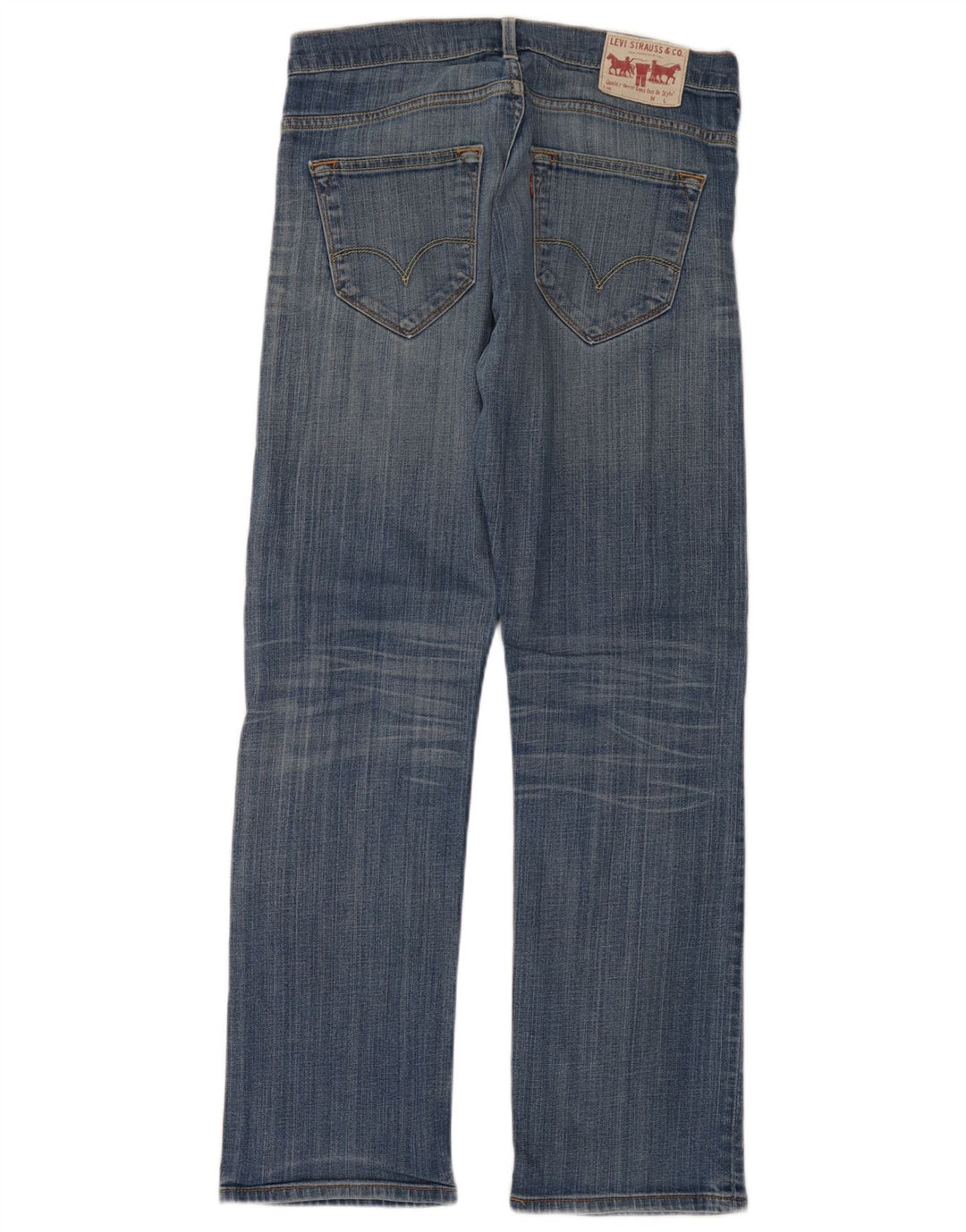 Jeans dritti da uomo Levi's W32 L32 in cotone blu