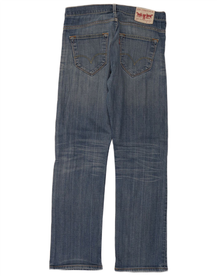 Jeans dritti da uomo Levi's W32 L32 in cotone blu