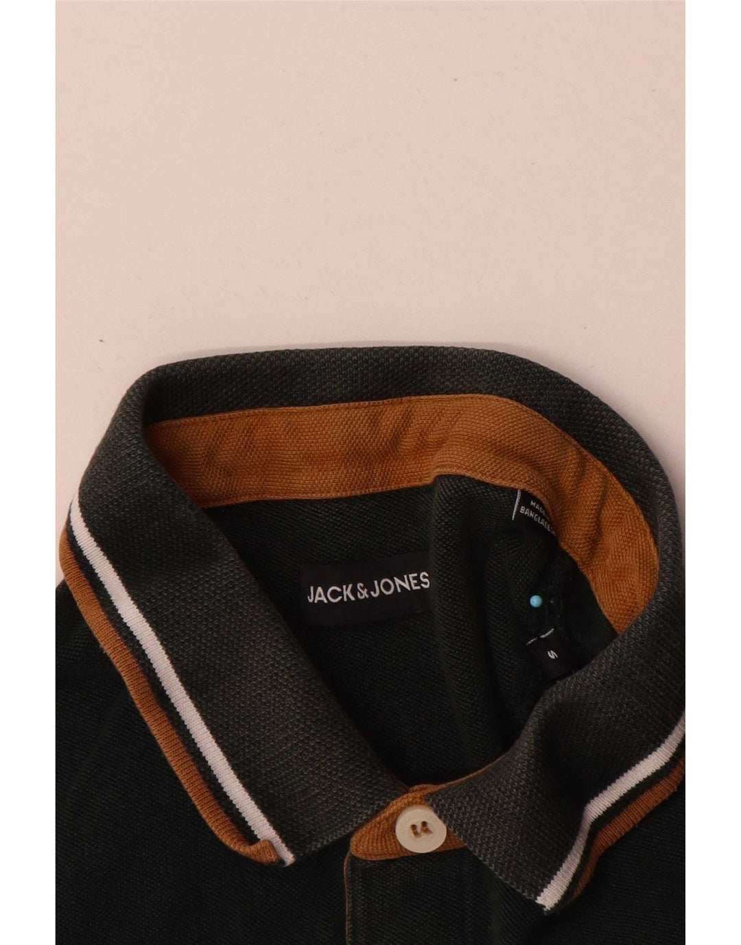 Polo da uomo Jack & Jones piccola in cotone verde