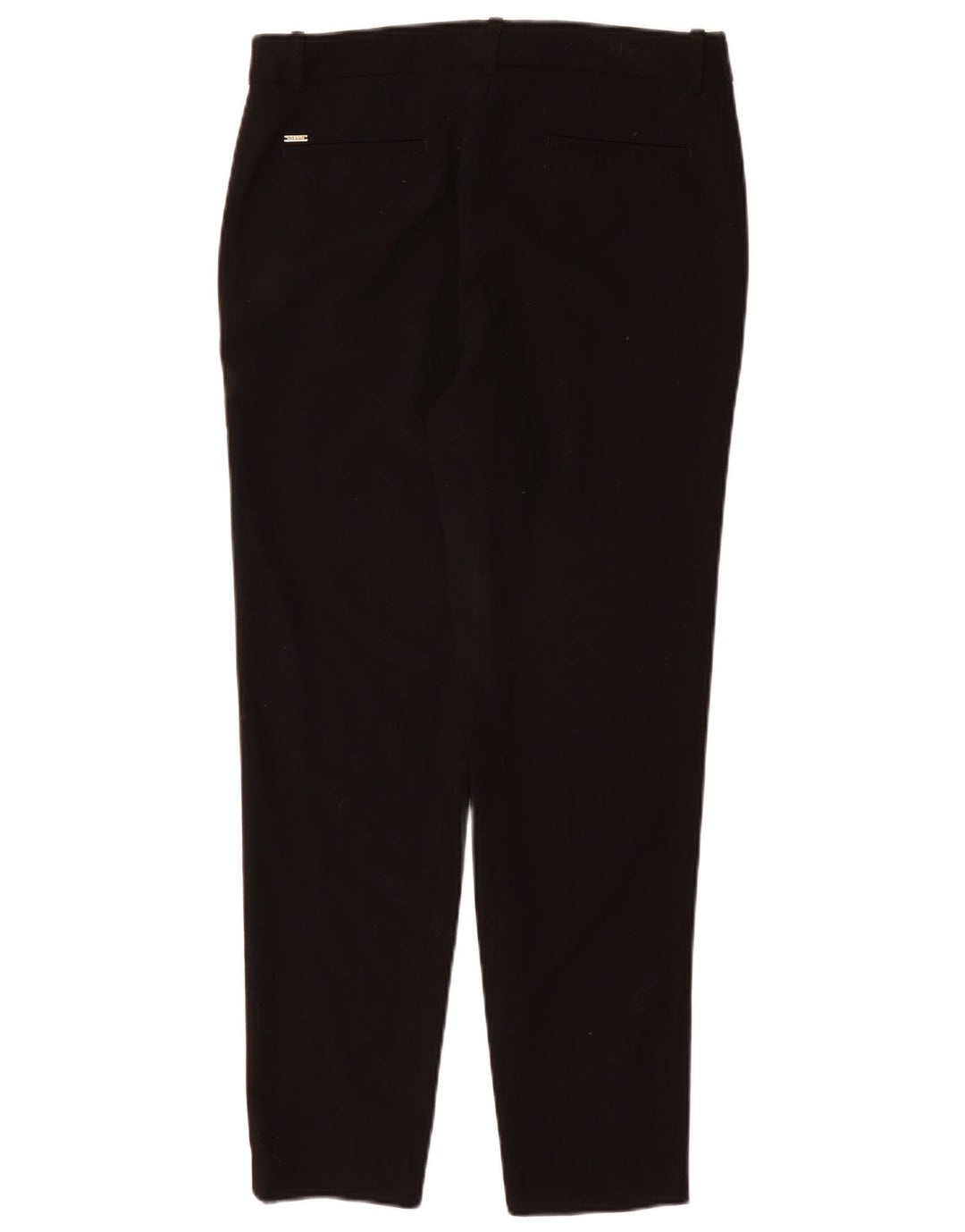 Pantaloni chino slim da donna DKNY US 6 medi W32 L29 poliestere nero