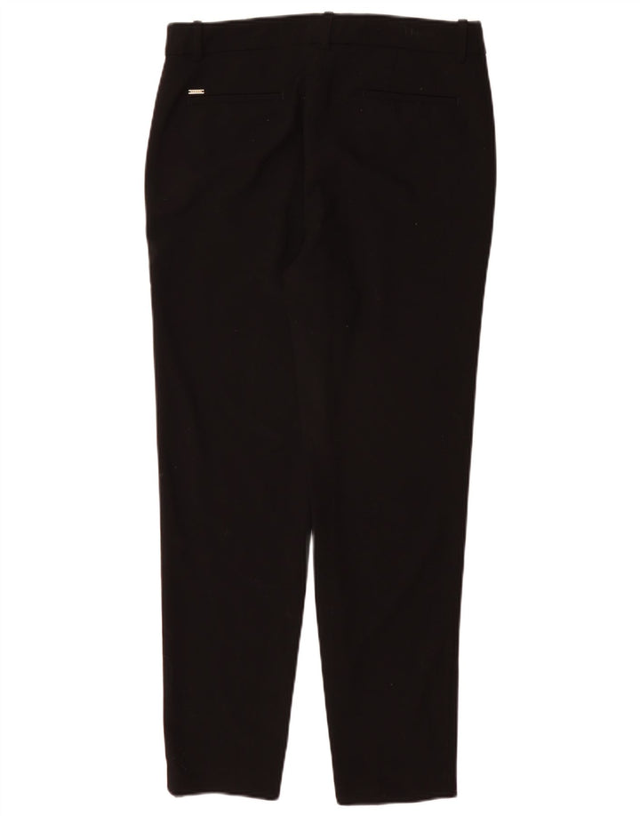 Pantaloni chino slim da donna DKNY US 6 medi W32 L29 poliestere nero