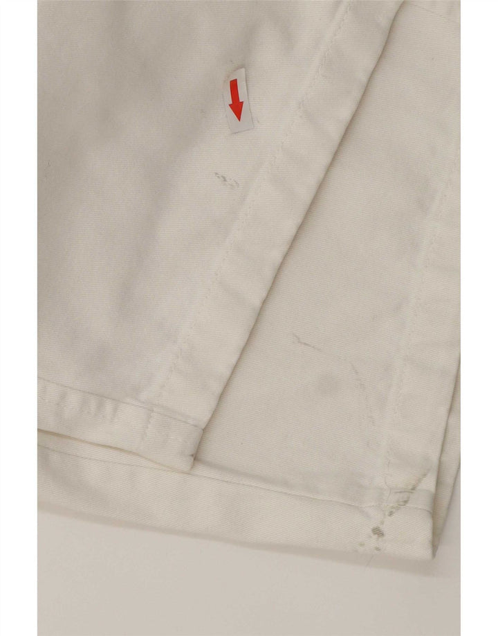 Pantaloni cargo dritti da donna Zara EU 42 Large W32 L32 Bianco