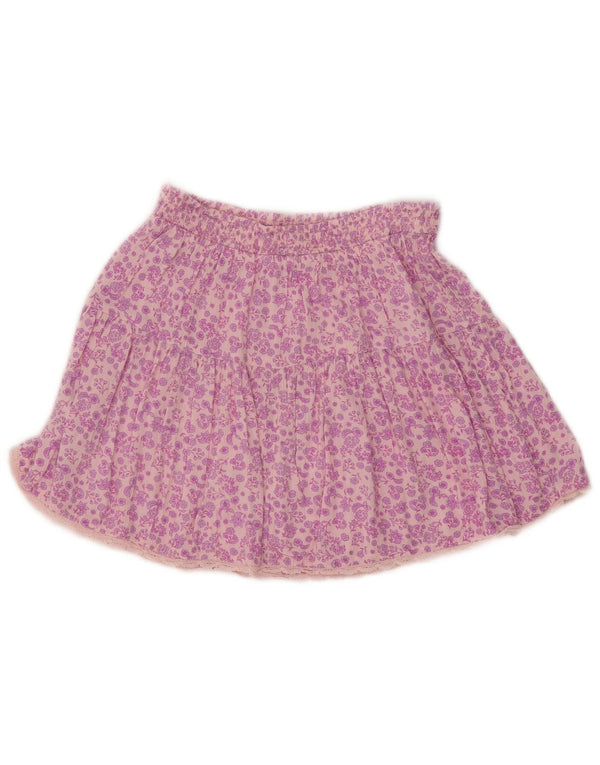 Minigonna per ragazze Marks & Spencer 13-14 anni W25 Viscosa floreale rosa