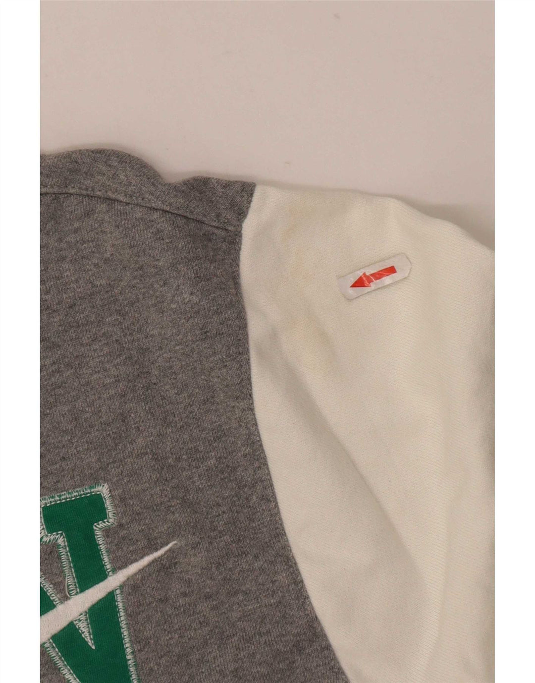 Giacca da ginnastica Nike da uomo con grafica, piccola, in cotone color block grigio