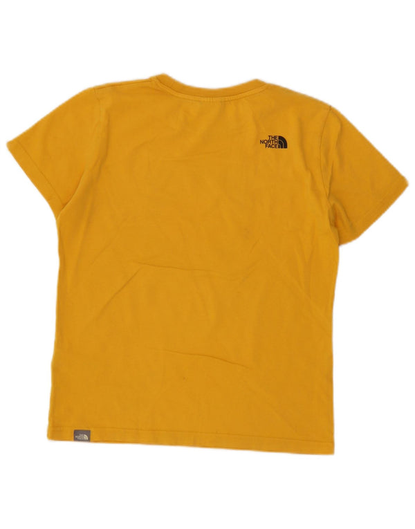 T-shirt grafica per ragazzi The North Face Top 11-12 anni Large in cotone giallo
