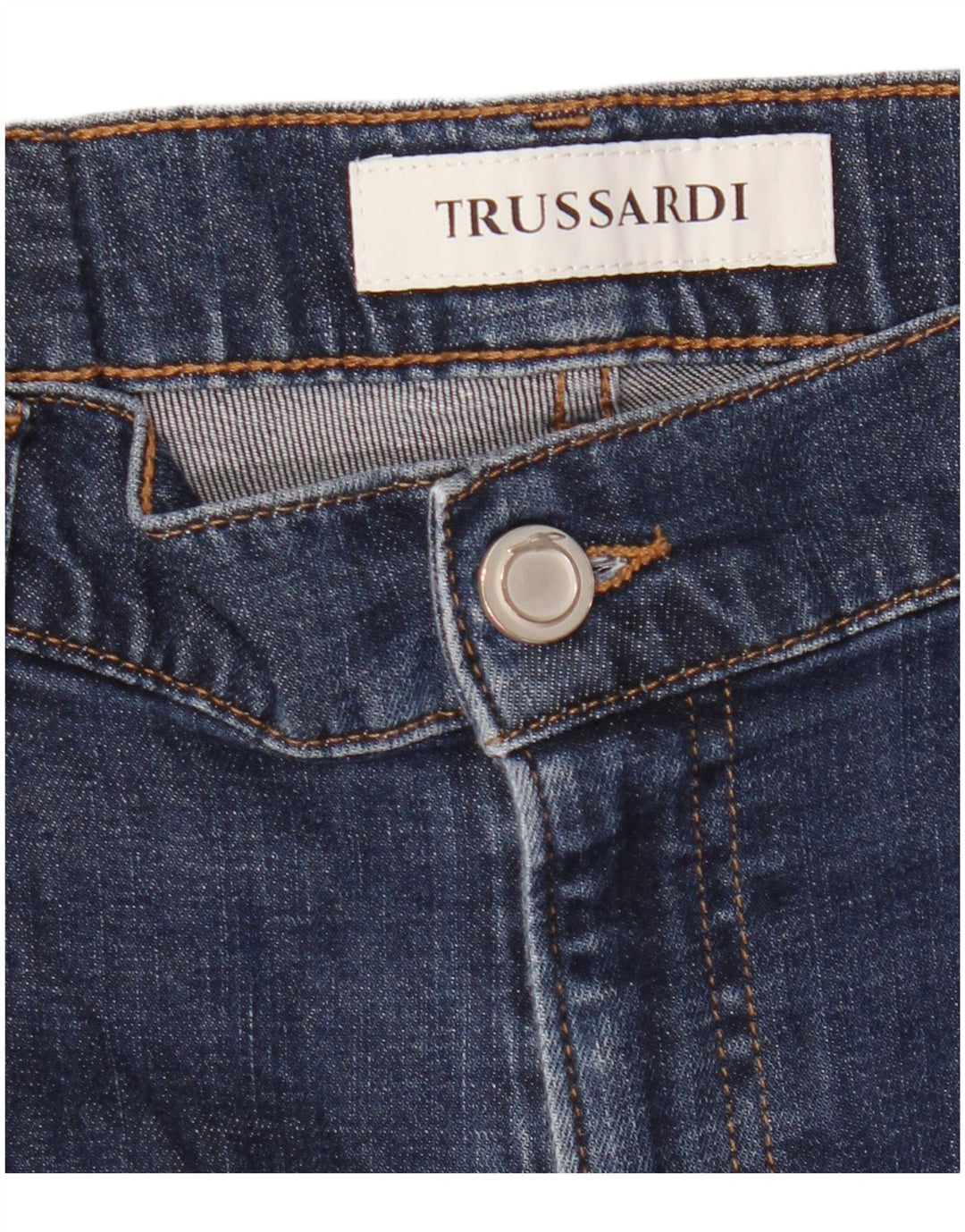 Jeans Slim Uomo TRUSSARDI W34 L32 Blu Navy