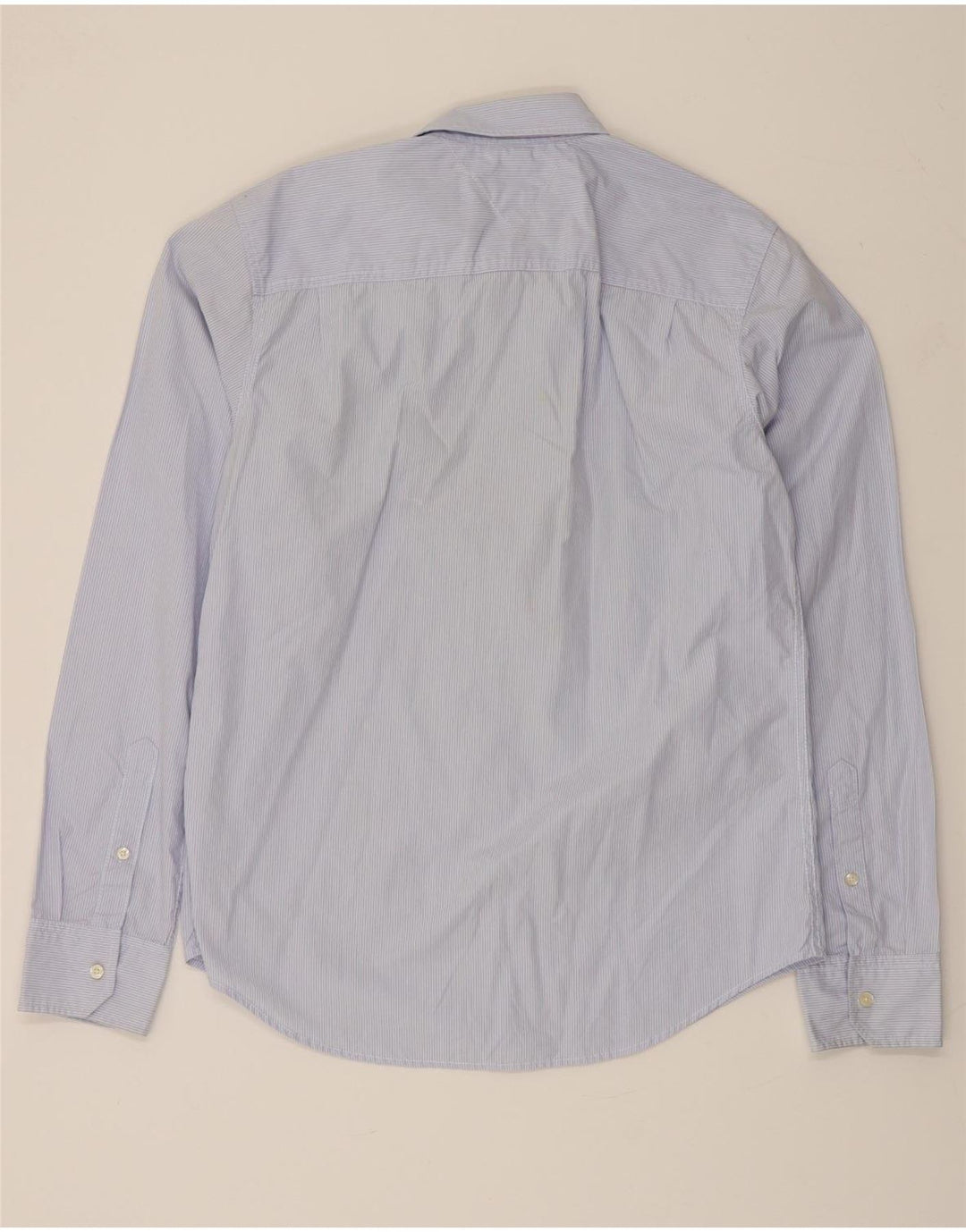 TOMMY HILFIGER Mens Shirt Large Blue Pinstripe Cotton Vintage Tommy Hilfiger and Second-Hand Tommy Hilfiger from Messina Hembry 
