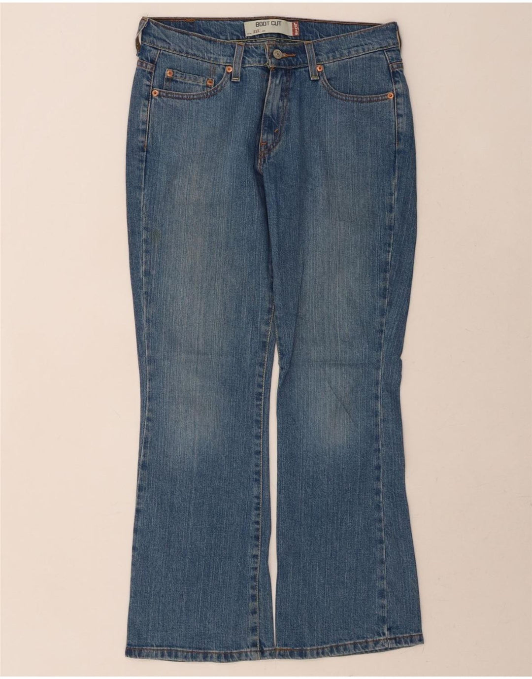 LEVI'S Womens 515 Bootcut Jeans US 8 Medium W30 L29 Blue Cotton Vintage Levi's and Second-Hand Levi's from Messina Hembry 