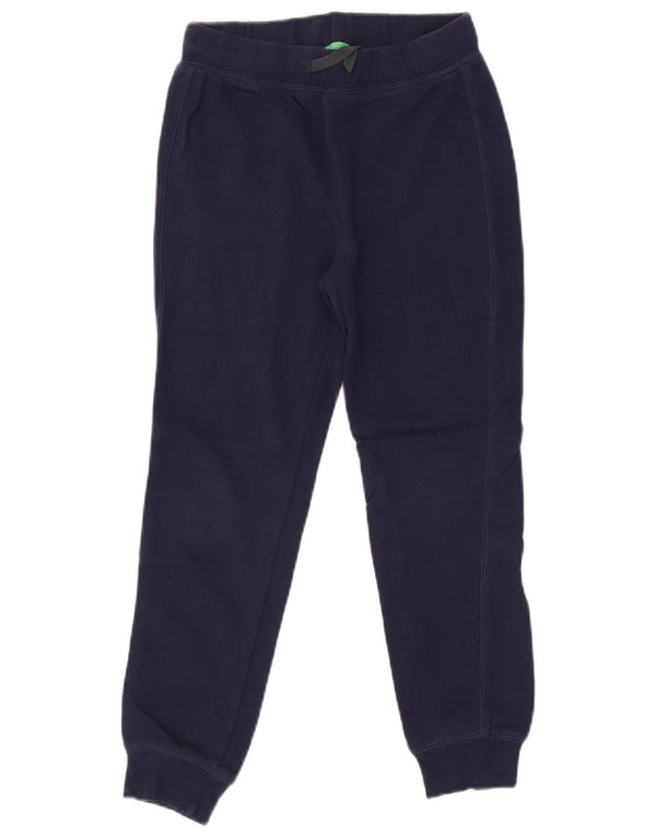 Pantaloni da tuta con grafica Benetton da ragazzo, pantaloni da jogging, 11-12 anni, blu navy