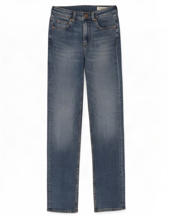 Marks & Spencer Donna The Sienna Straight Jeans UK 8 Small W28 L30 Blu
