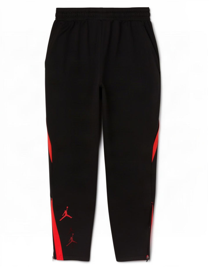 Pantaloni da tuta con grafica Nike da uomo, grandi, in poliestere color block nero
