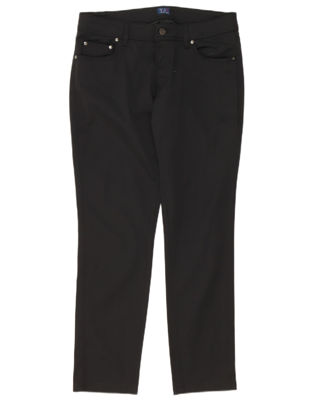 Pantaloni Casual Donna Slim Fit Trussardi W31 L29 Poliestere Nero