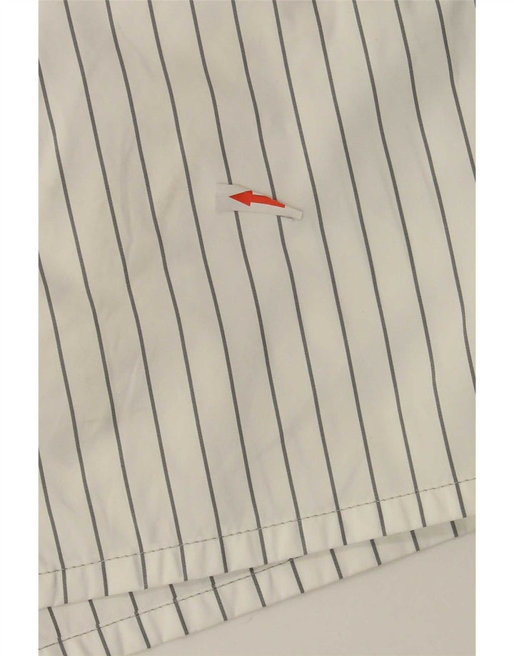 Pantaloncini da bagno da uomo Sundek Poliestere a righe bianche medie