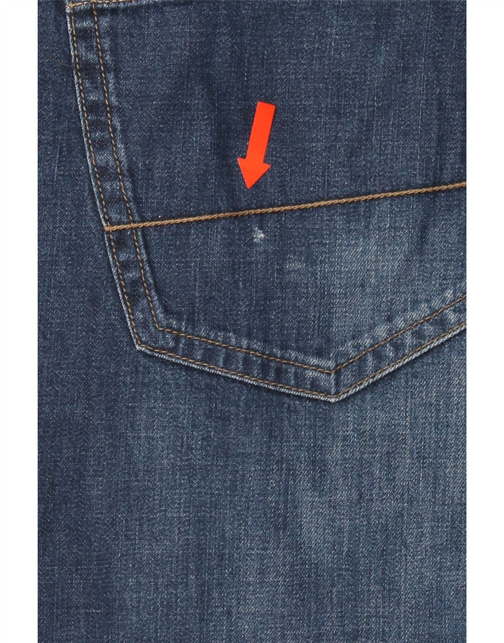 MASSIMO DUTTI Mens Slim Jeans W34 L29 Blue Cotton Vintage Massimo Dutti and Second-Hand Massimo Dutti from Messina Hembry 