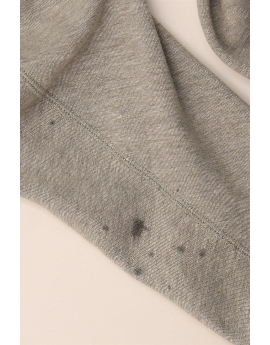 Maglione con cappuccio e zip da donna NIKE UK 14 Cotone screziato grigio medio