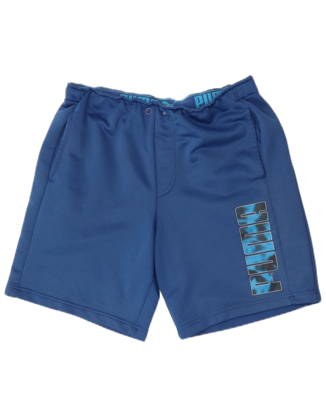 Pantaloncini sportivi grafici da uomo Puma grandi blu