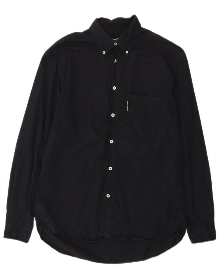 Camicia Belfe & Uomo Piccola in cotone blu navy