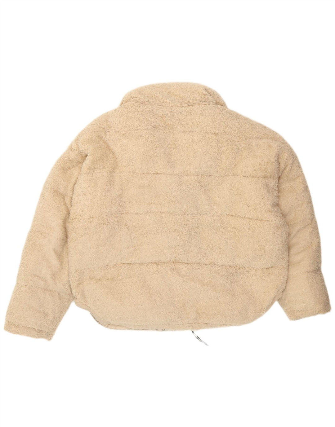 Giacca in pile imbottita oversize da donna Urban Outfitters UK 14 Beige medio